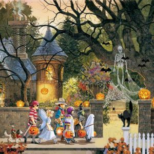 Friends On Halloween Jigsaw Puzzle Set