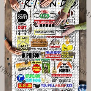 Friends Tv Show Jigsaw Puzzle Set