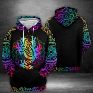Frog 3D Printed Hoodie/Zipper Hoodie