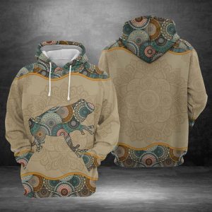 Frog Mandala 3D Printed Hoodie/Zipper Hoodie
