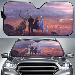 Frozen Cartoon Car Auto Sun Shade