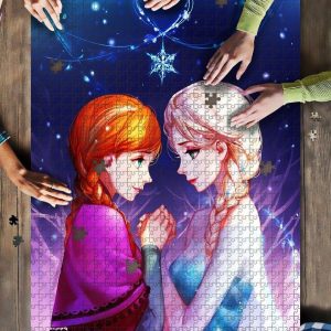 Frozen Elsa Anna Anime Jigsaw Puzzle Set