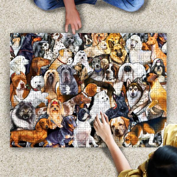 Full Dog Jigsaw Puzzle Set