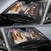 Funny Basset Hound Dog Car Auto Sun Shade