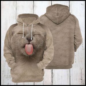 Funny Burmese Cat 3D Printed Hoodie/Zipper Hoodie