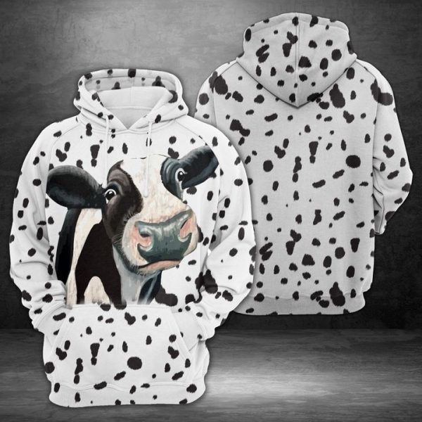 Funny Cow 3D Printed Hoodie/Zipper Hoodie