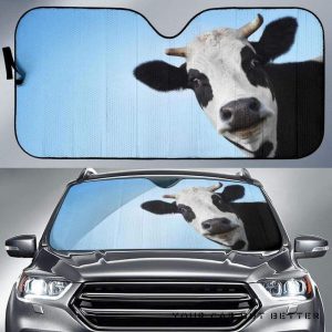Funny Cow Car Auto Sun Shade