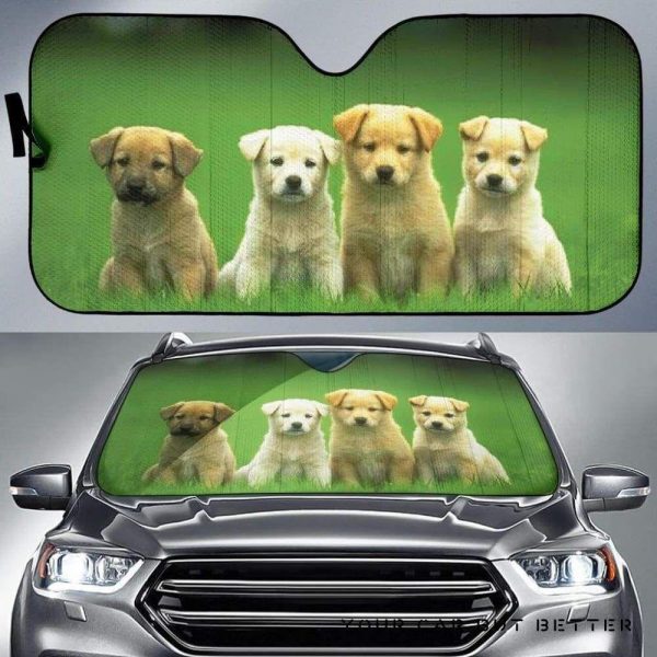 Funny Dog 3 Car Auto Sun Shade