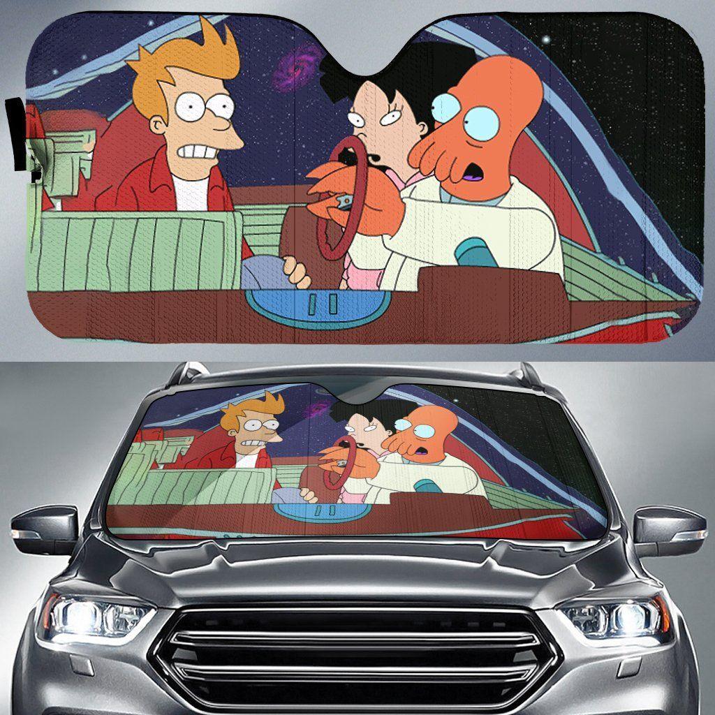 Futurama Car Auto Sun Shade Futurama Car Auto Sun Shade