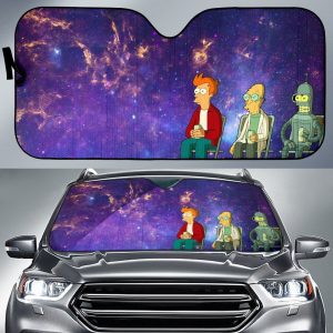 Futurama Out Spacetoon Car Auto Sun Shade