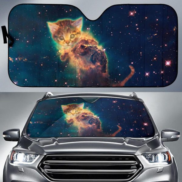 Galaxy Cats Car Auto Sun Shade