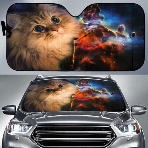Galaxy Cute Cats Car Auto Sun Shade