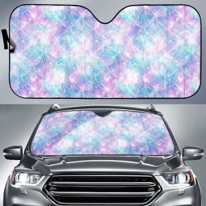 Galaxy Mermaid Scales Car Auto Sun Shade