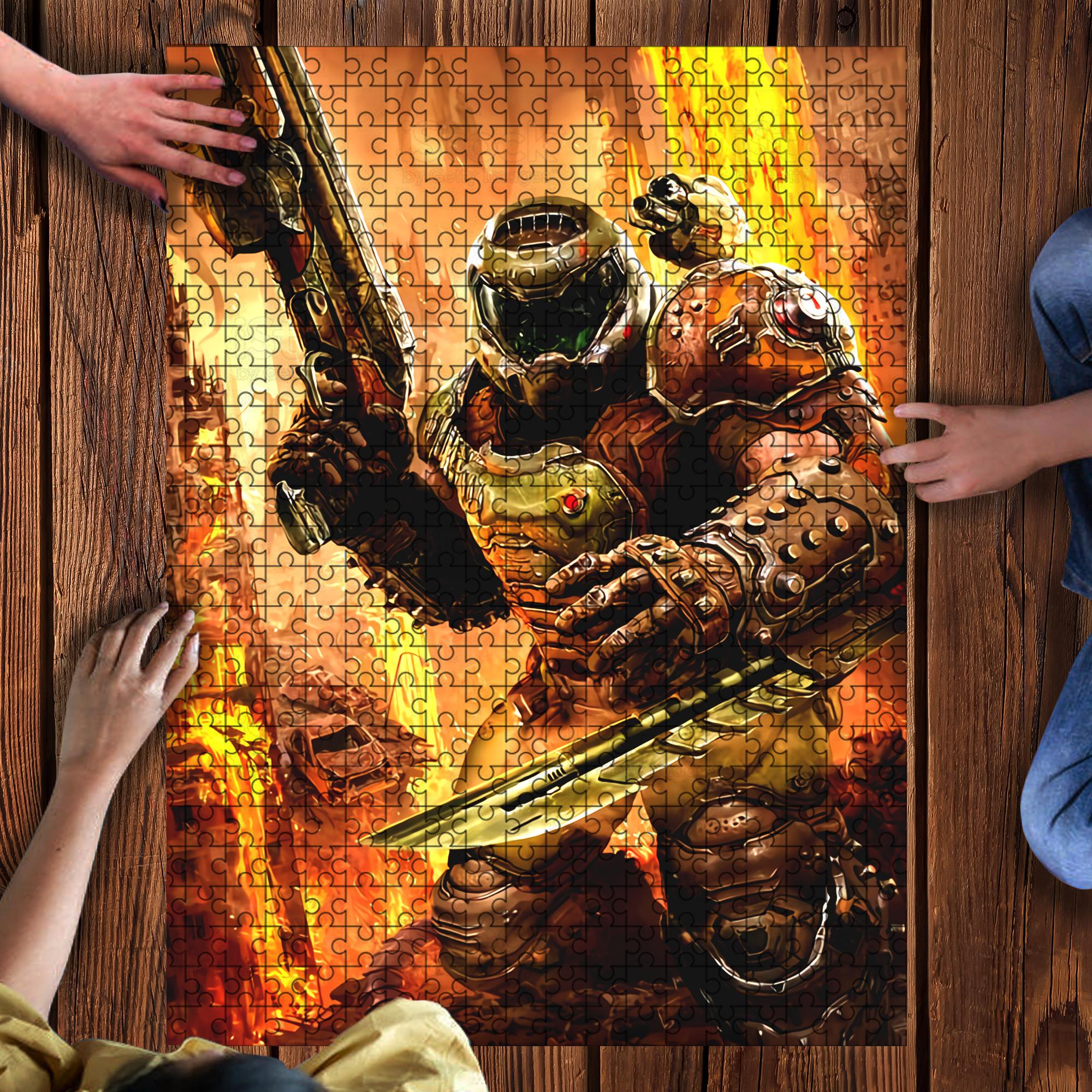 Game, Doom Jigsaw Puzzle Set Game, Doom Jigsaw Puzzle Set
