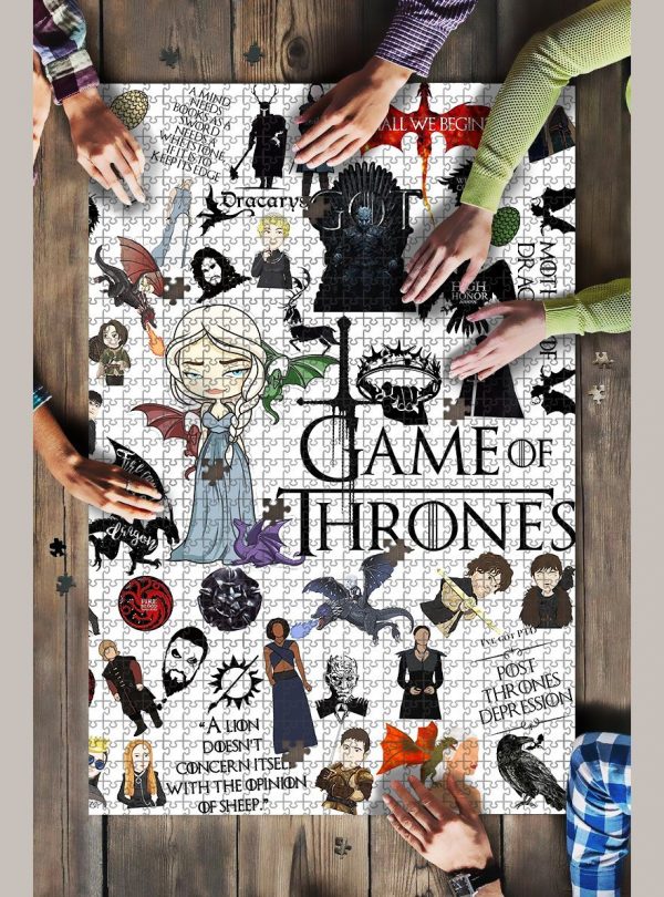 Game Of Thrones 2 Jigsaw Puzzle Set