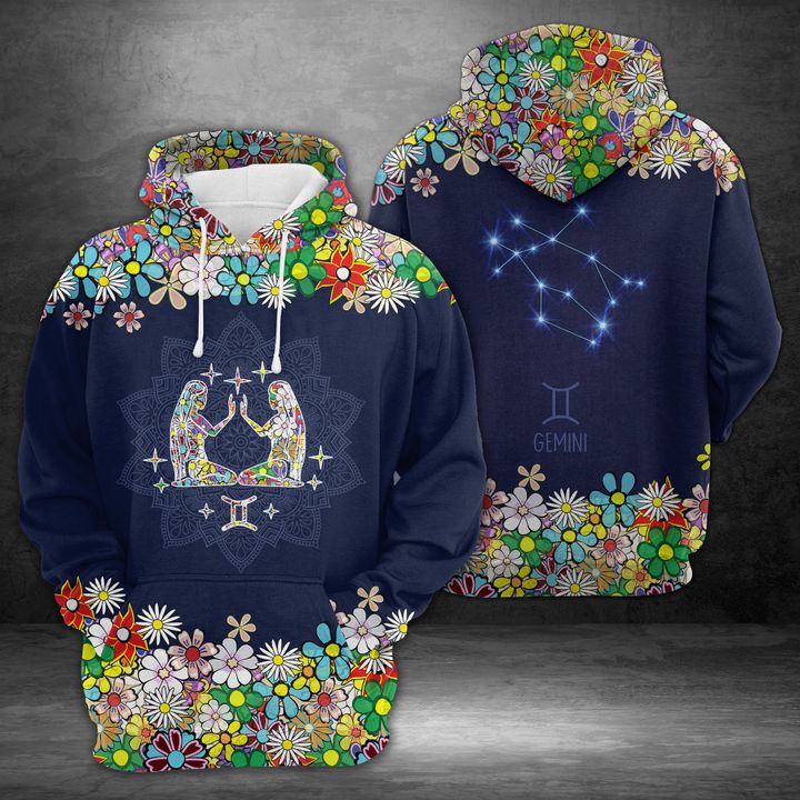 Gemini Horoscope 3D Printed Hoodie/Zipper Hoodie Gemini Horoscope 3D Printed Hoodie/Zipper Hoodie