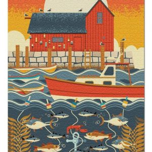 Geometric, Marthas Vineyard Jigsaw Puzzle Set