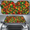 Geometric Reggae Car Auto Sun Shade