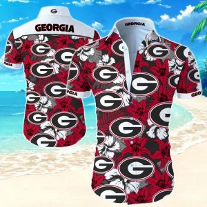 Georgia Bulldogs Hawaiian Shirt Summer Button Up