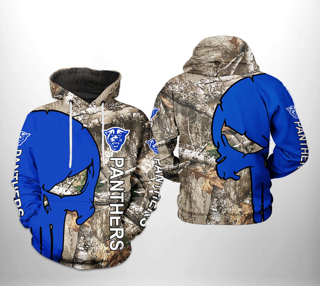 Georgia State Panthers NCAA Camo Veteran Hunting 3D Printed Hoodie/Zipper Hoodie Georgia State Panthers NCAA Camo Veteran Hunting 3D Printed Hoodie/Zipper Hoodie