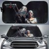 Geralt And Ciri The Witcher 3: Wild Hunt Game Car Auto Sun Shade