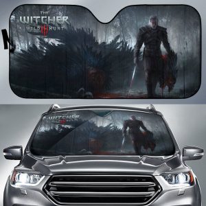 Geralt Game The Witcher 3: Wild Hunts Car Auto Sun Shade