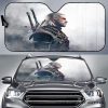 Geralt Of Rivia The Witcher 2 Car Auto Sun Shade