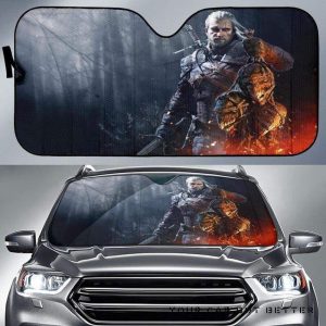 Geralt Of Rivia The Witcher Movie 1 Car Auto Sun Shade