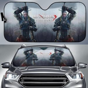 Geralt Of Rivia The Witcher Wild Hunt Car Auto Sun Shade