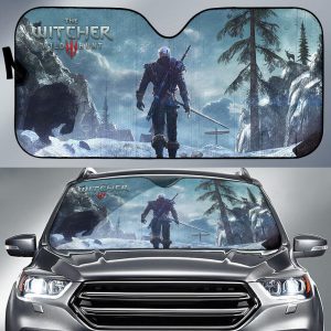 Geralt The Witcher 3: Wild Hunt Games Car Auto Sun Shade