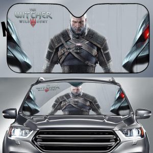 Geralt The Witcher 3: Wild Hunt Gaming 3Ds Car Auto Sun Shade