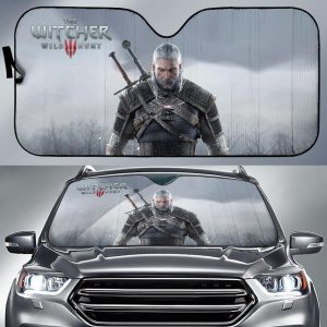 Geralt The Witcher 3: Wild Hunts Game Car Auto Sun Shade