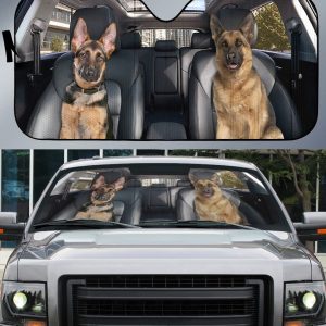 German Shepherd Car Auto Sun Shade