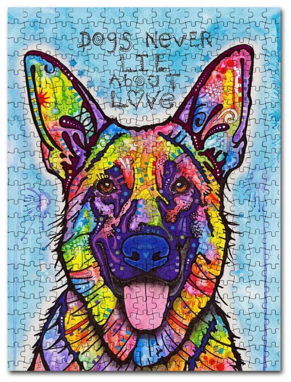 German Shepherd Jigsaw Puzzle Set