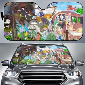 Ghibli Studio Characters Anime Car Auto Sun Shade