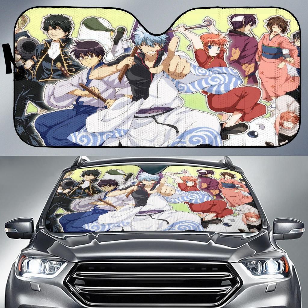 Gintama Car Auto Sun Shade Gintama Car Auto Sun Shade