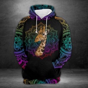Giraffe 3D Printed Hoodie/Zipper Hoodie