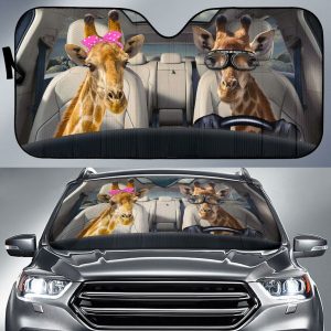 Giraffe Car Auto Sun Shade