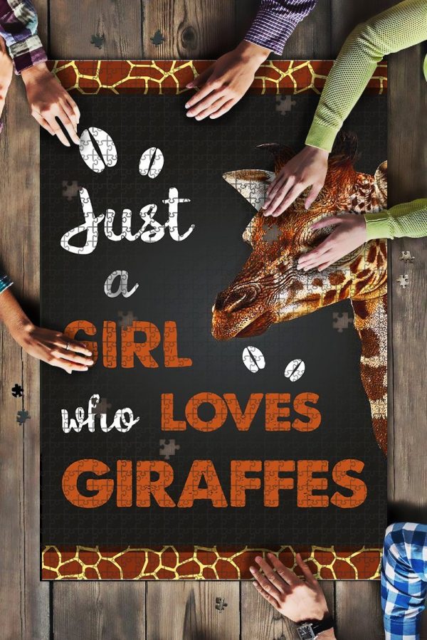 Giraffe Lover Jigsaw Puzzle Set