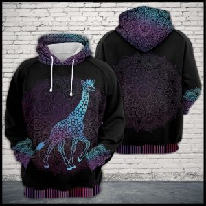 Giraffe Zen Pattern 3D Printed Hoodie/Zipper Hoodie