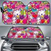 Girly Unicorn Toon Car Auto Sun Shade