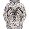 Goat 3D Printed Hoodie/Zipper Hoodie