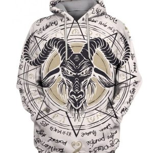 Goat 3D Printed Hoodie/Zipper Hoodie