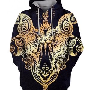 Goat 3D Printed Hoodie/Zipper Hoodie