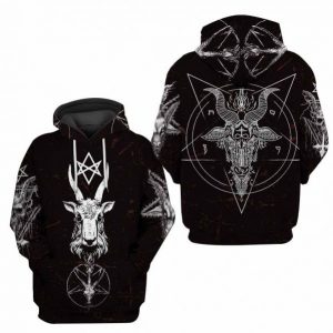 Goat 3D Printed Hoodie/Zipper Hoodie