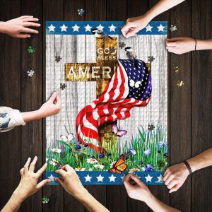 God Bless America Jigsaw Puzzle Set