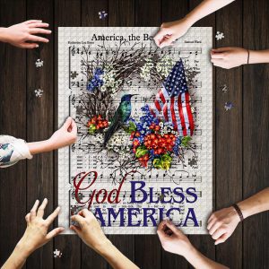 God Bless America Jigsaw Puzzle Set