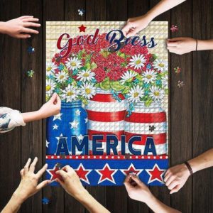 God Bless America Jigsaw Puzzle Set