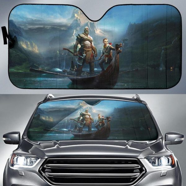 God Of War Video Game Car Auto Sun Shade