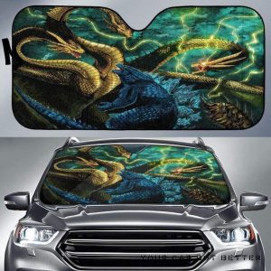 Godzilla Vs King Ghidorah 2019 Car Auto Sun Shade